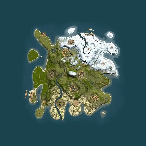 Rust map seed 617892310, 3000x3000m top-down preview