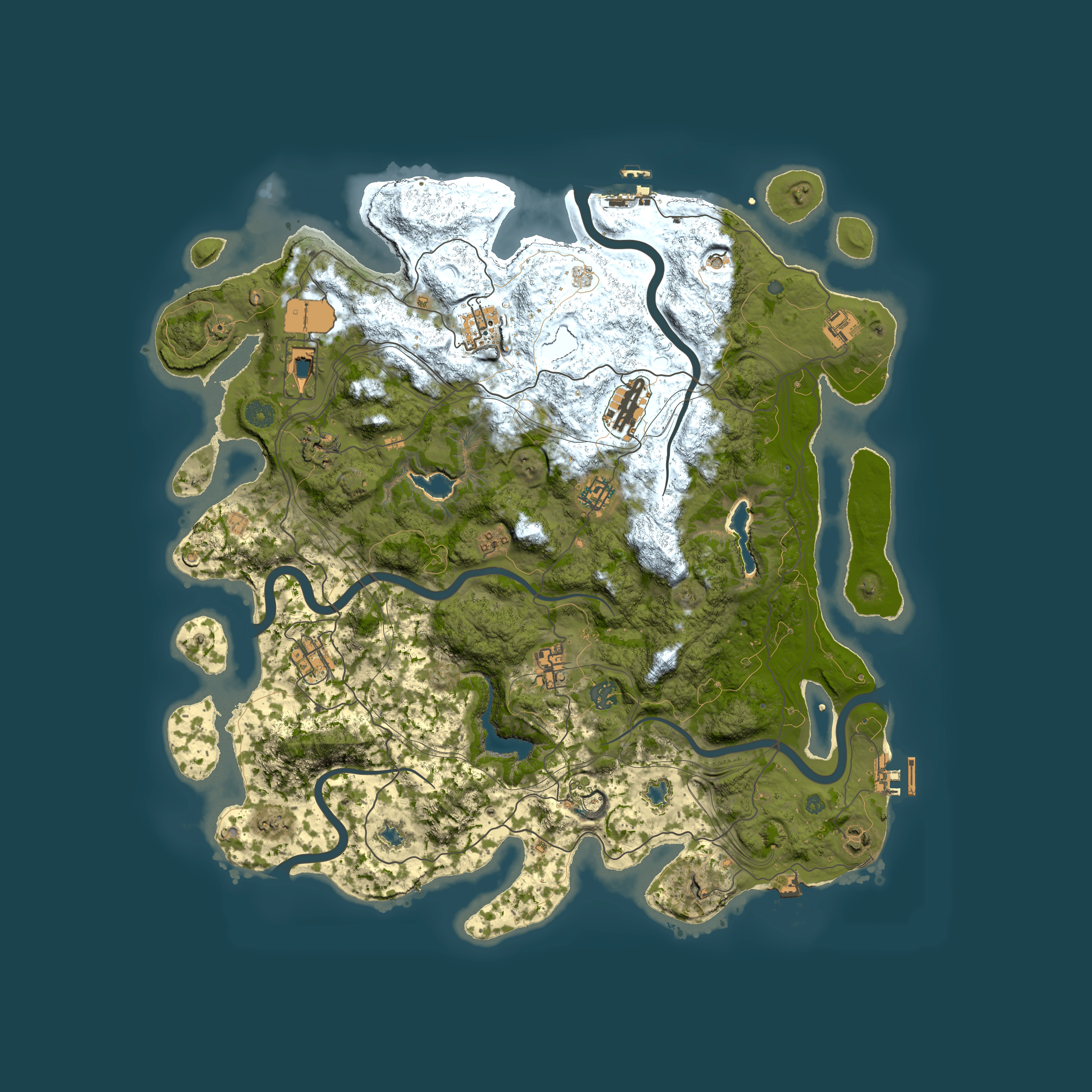 Full top-down render of Rust map seed 571173621, 4500x4500m