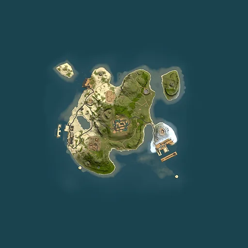 Rust map seed 414404030, 2000x2000m top-down preview