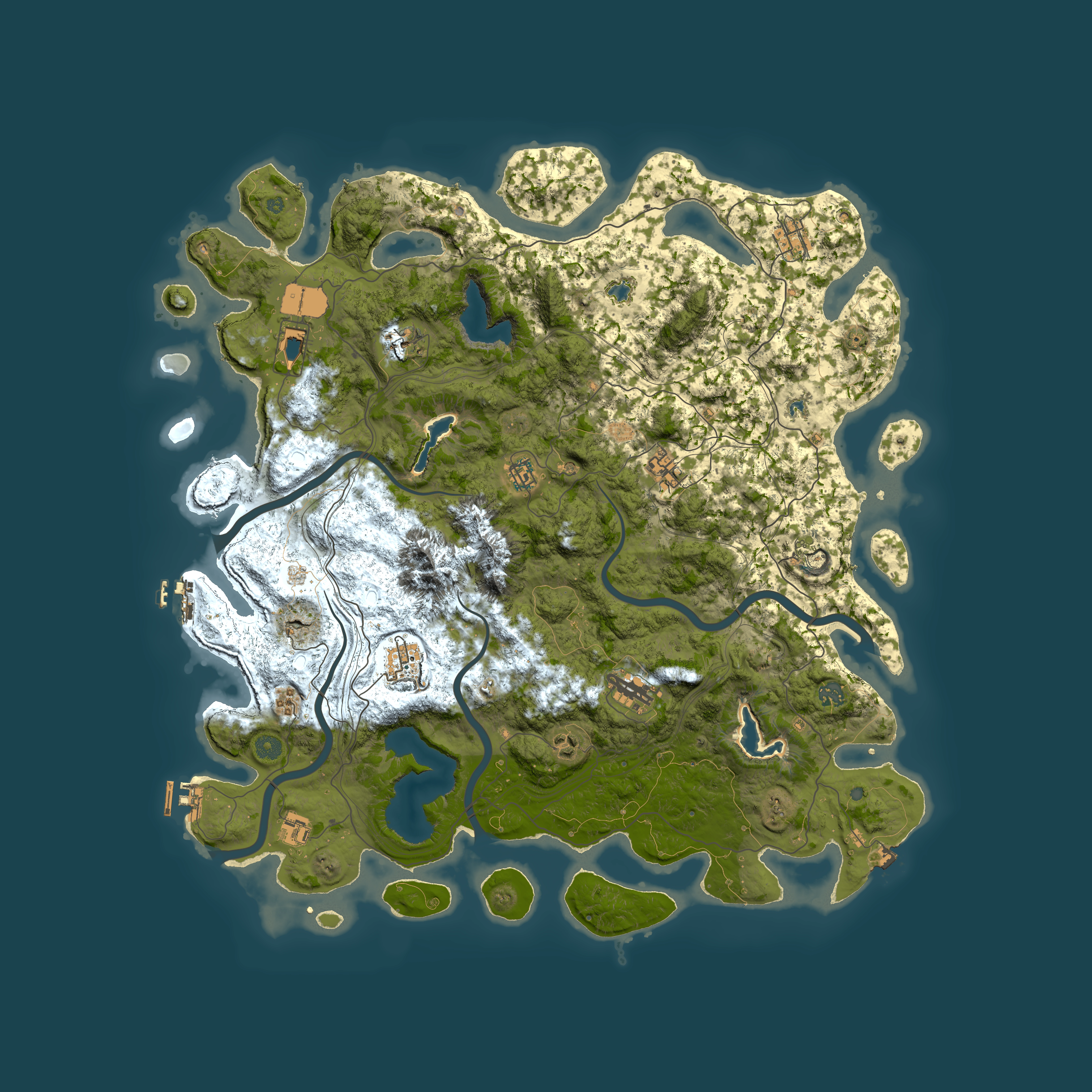 Full top-down render of Rust map seed 1796068614, 5000x5000m