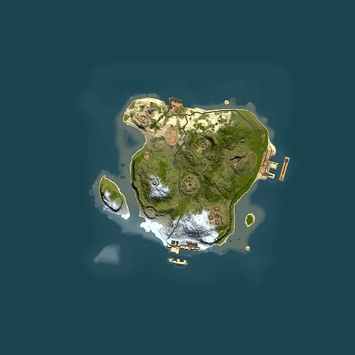 Rust map seed 605656342, 2000x2000m top-down preview