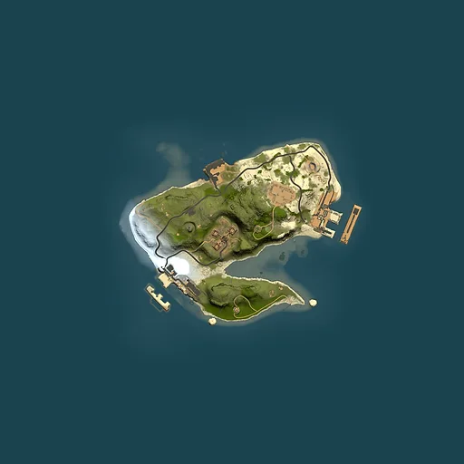 Rust map seed 60445957, 1500x1500m top-down preview