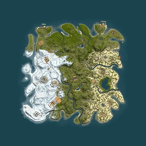 Rust map seed 1011090909, 4500x4500m top-down preview