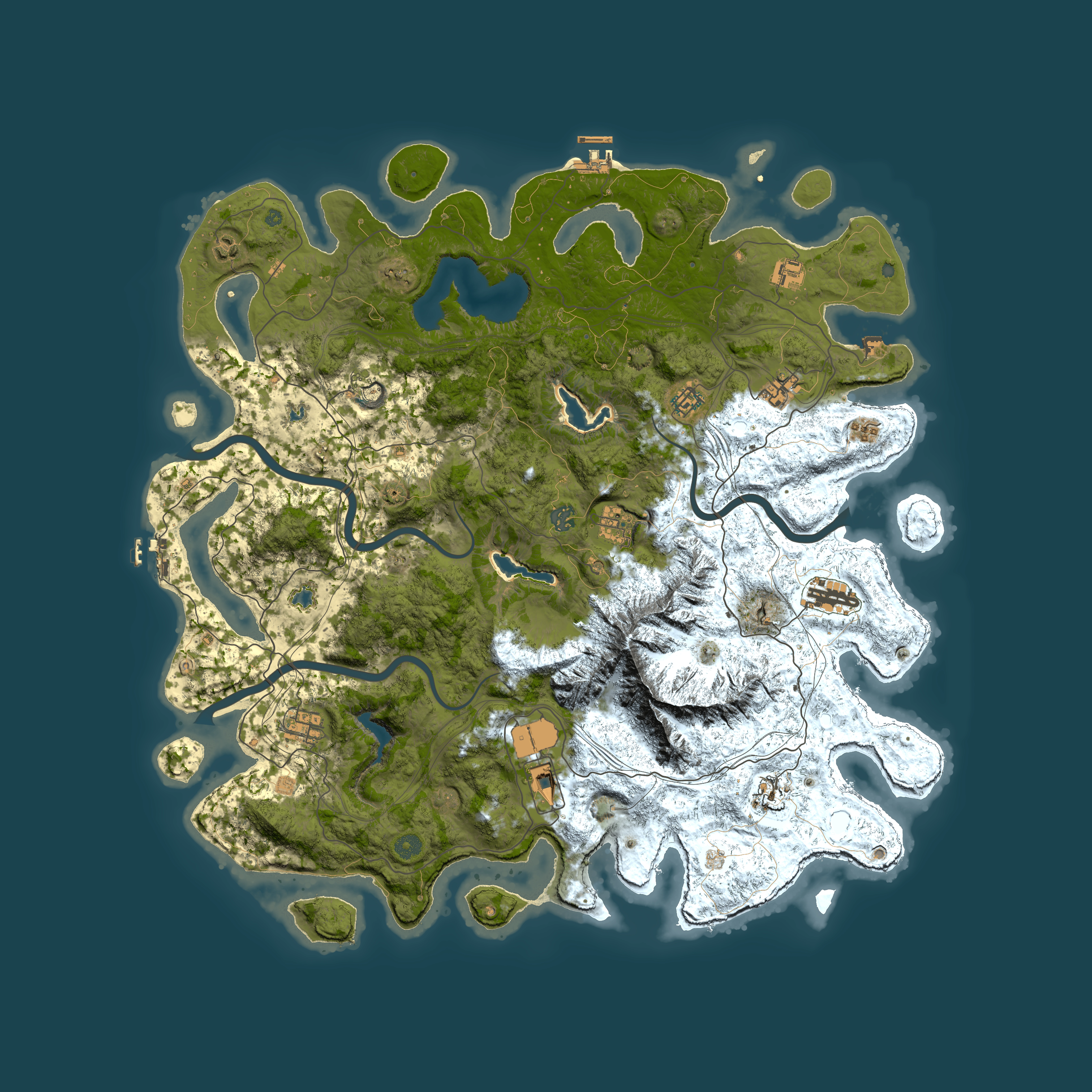 Full top-down render of Rust map seed 1065771728, 5000x5000m