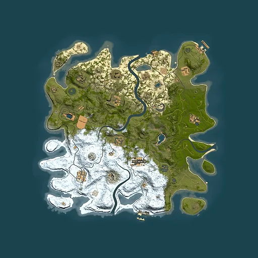 Rust map seed 140111604, 4000x4000m top-down preview