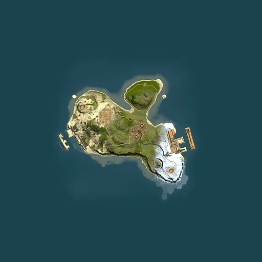 Rust map seed 1745516540, 1500x1500m top-down preview