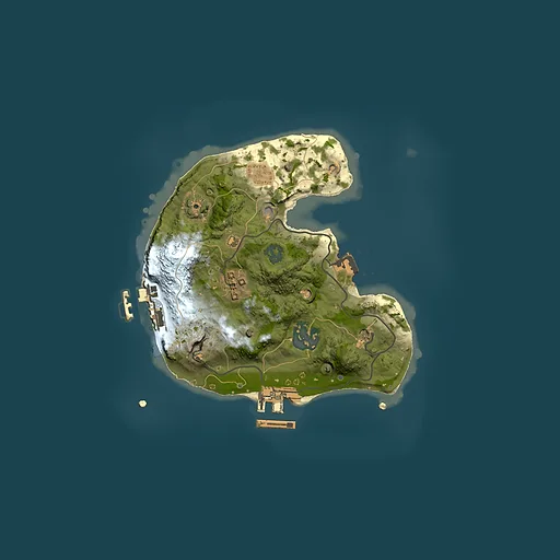 Rust map seed 701203073, 2000x2000m top-down preview