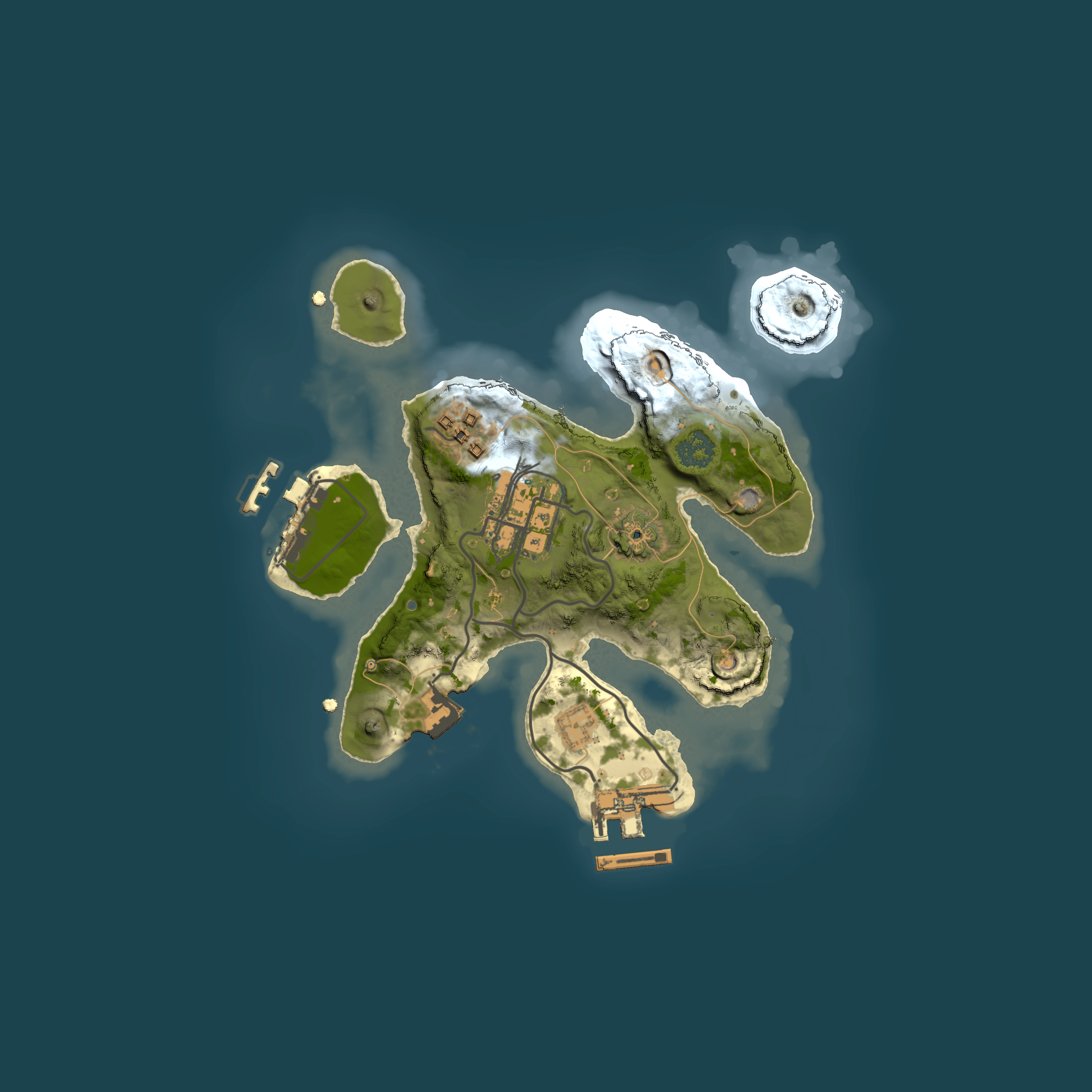 Full top-down render of Rust map seed 1951786785, 2000x2000m