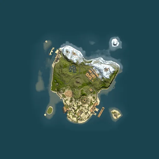 Rust map seed 1084405060, 2000x2000m top-down preview