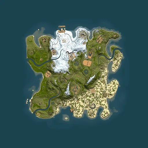 Rust map seed 1931429766, 3500x3500m top-down preview