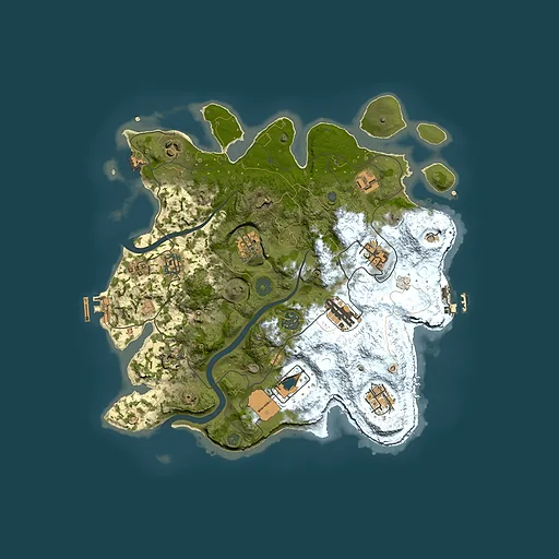 Rust map seed 1933534198, 3500x3500m top-down preview
