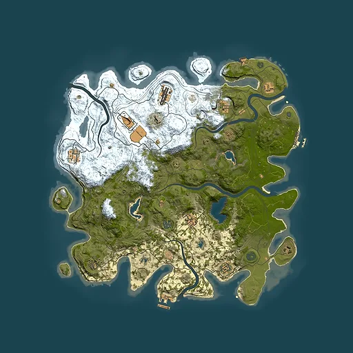 Rust map seed 1377504189, 4500x4500m top-down preview