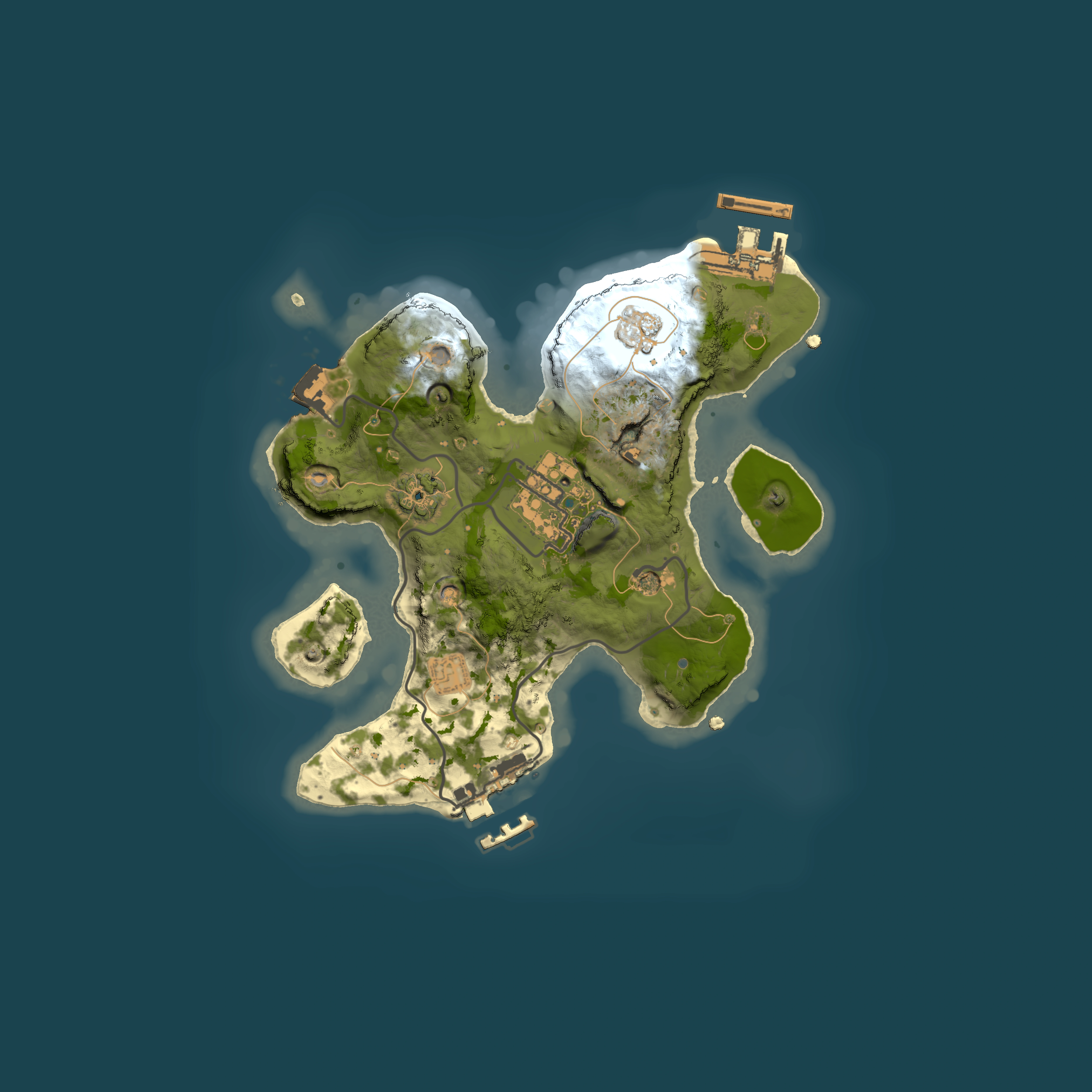 Full top-down render of Rust map seed 630726851, 2000x2000m