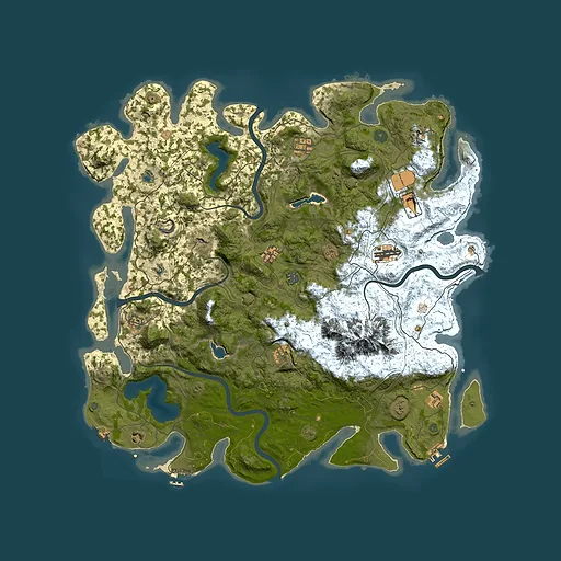 Rust map seed 2120510948, 5000x5000m top-down preview