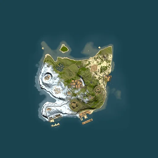 Rust map seed 1543165500, 2000x2000m top-down preview