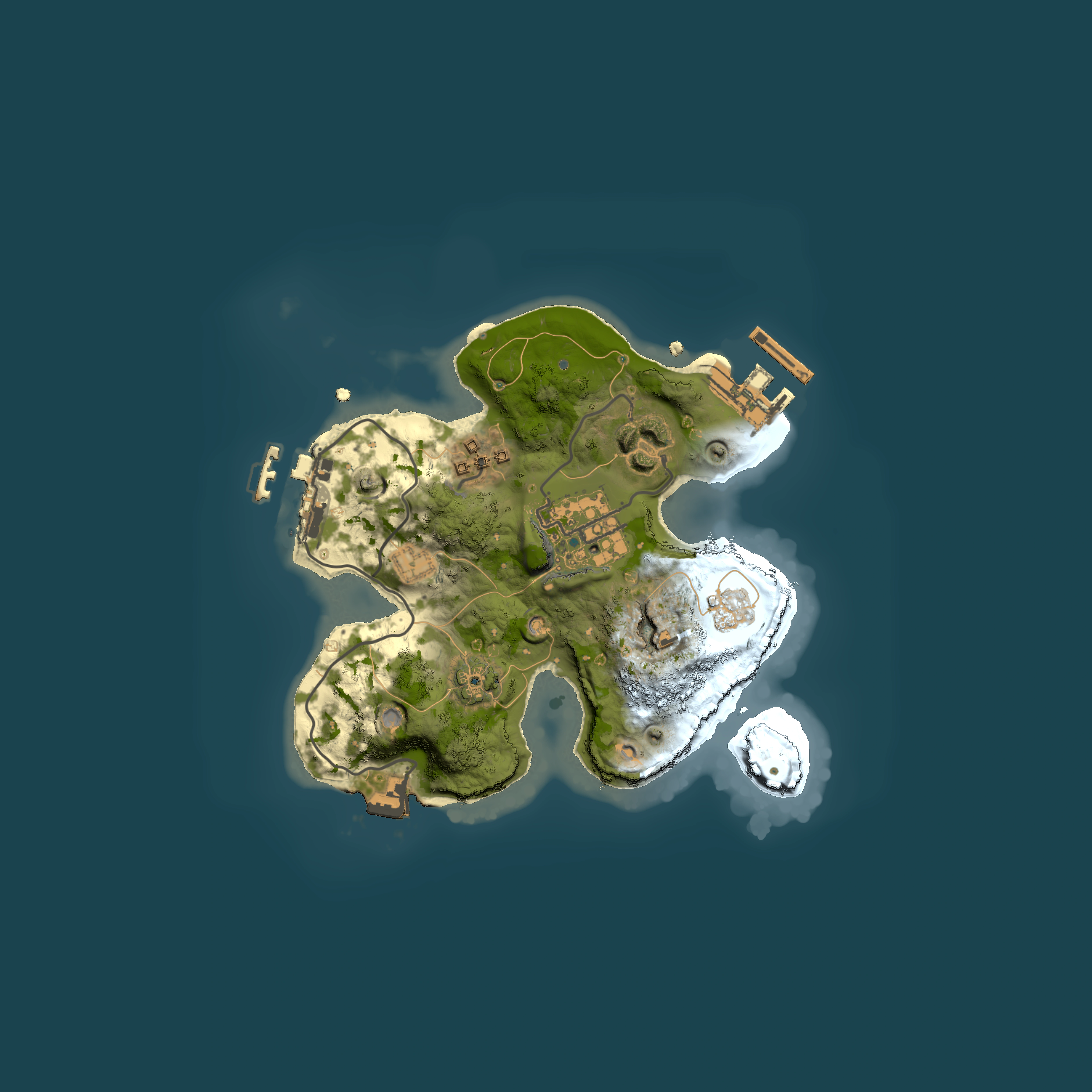 Full top-down render of Rust map seed 1342468471, 2000x2000m