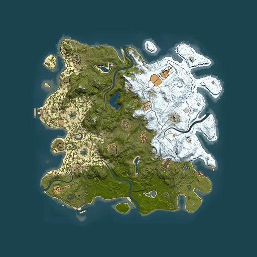 Rust map seed 901017290, 4500x4500m top-down preview