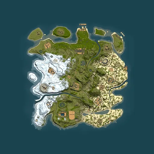 Rust map seed 776438729, 3500x3500m top-down preview