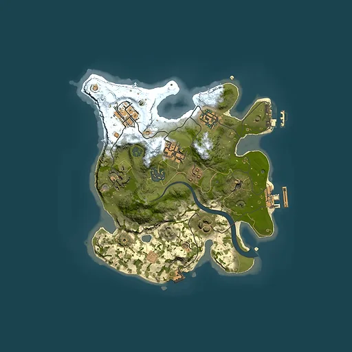 Rust map seed 176473172, 2500x2500m top-down preview
