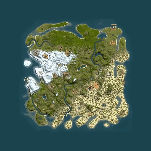 Rust map seed 502665786, 4500x4500m top-down preview