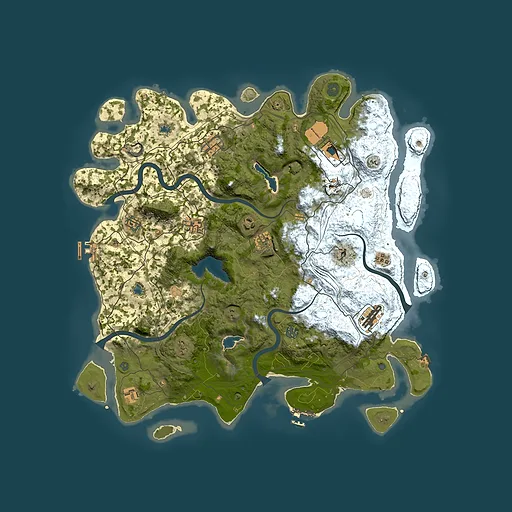 Rust map seed 1373237994, 4500x4500m top-down preview
