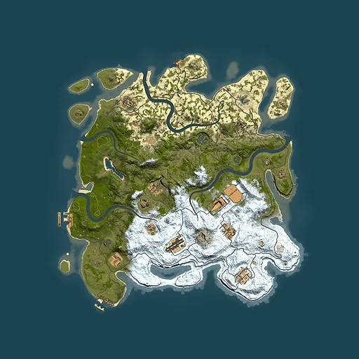 Rust map seed 1959629662, 4000x4000m top-down preview