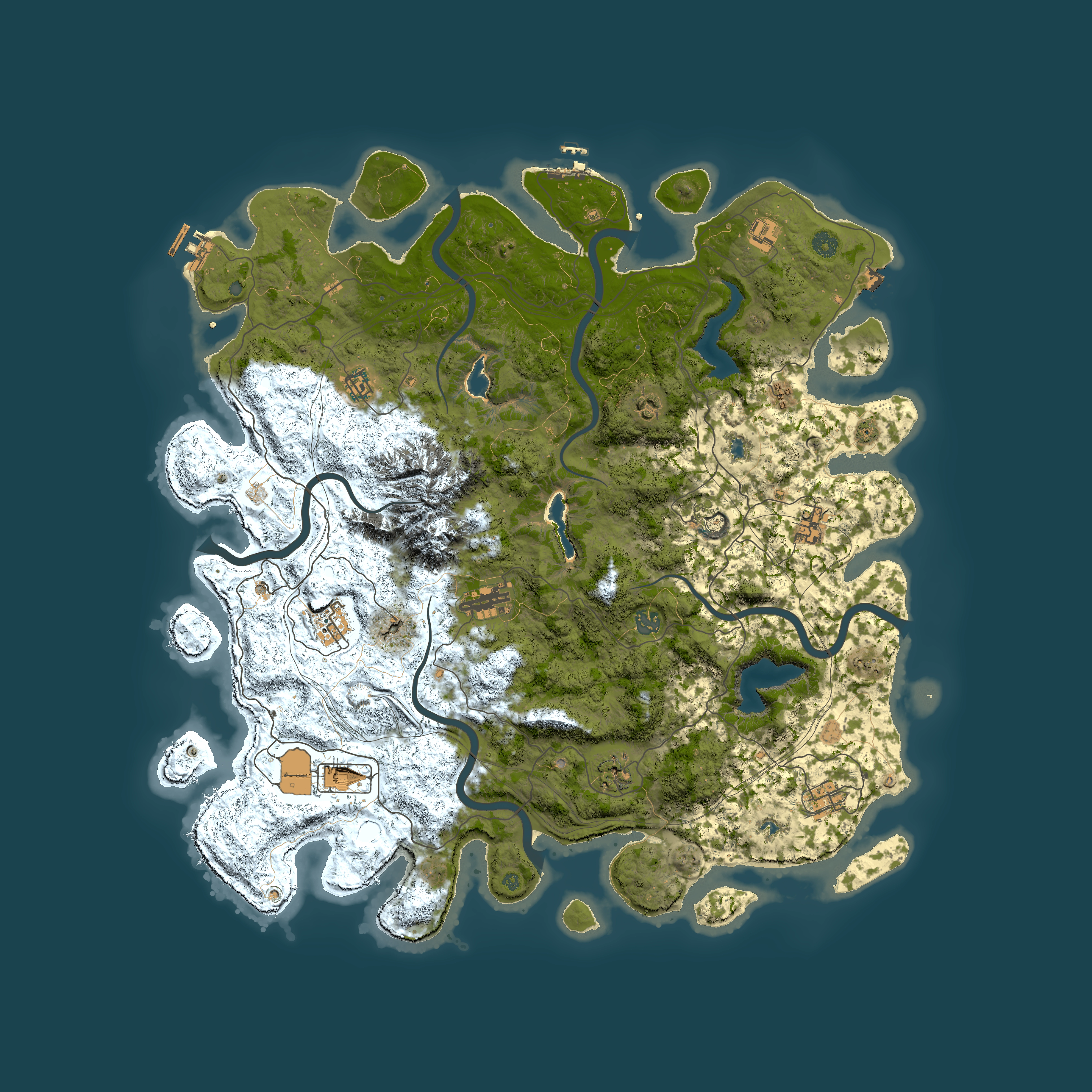 Full top-down render of Rust map seed 1703614776, 5000x5000m