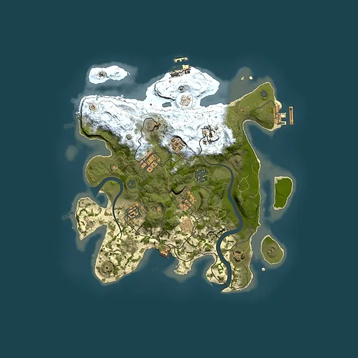 Rust map seed 2146852642, 3000x3000m top-down preview