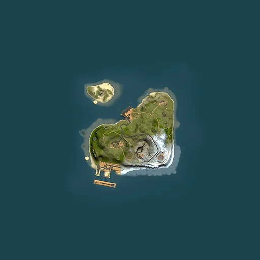 Rust map seed 548657518, 1500x1500m top-down preview