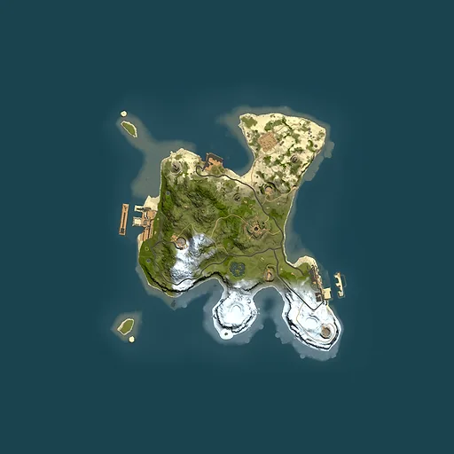 Rust map seed 1633735836, 2000x2000m top-down preview