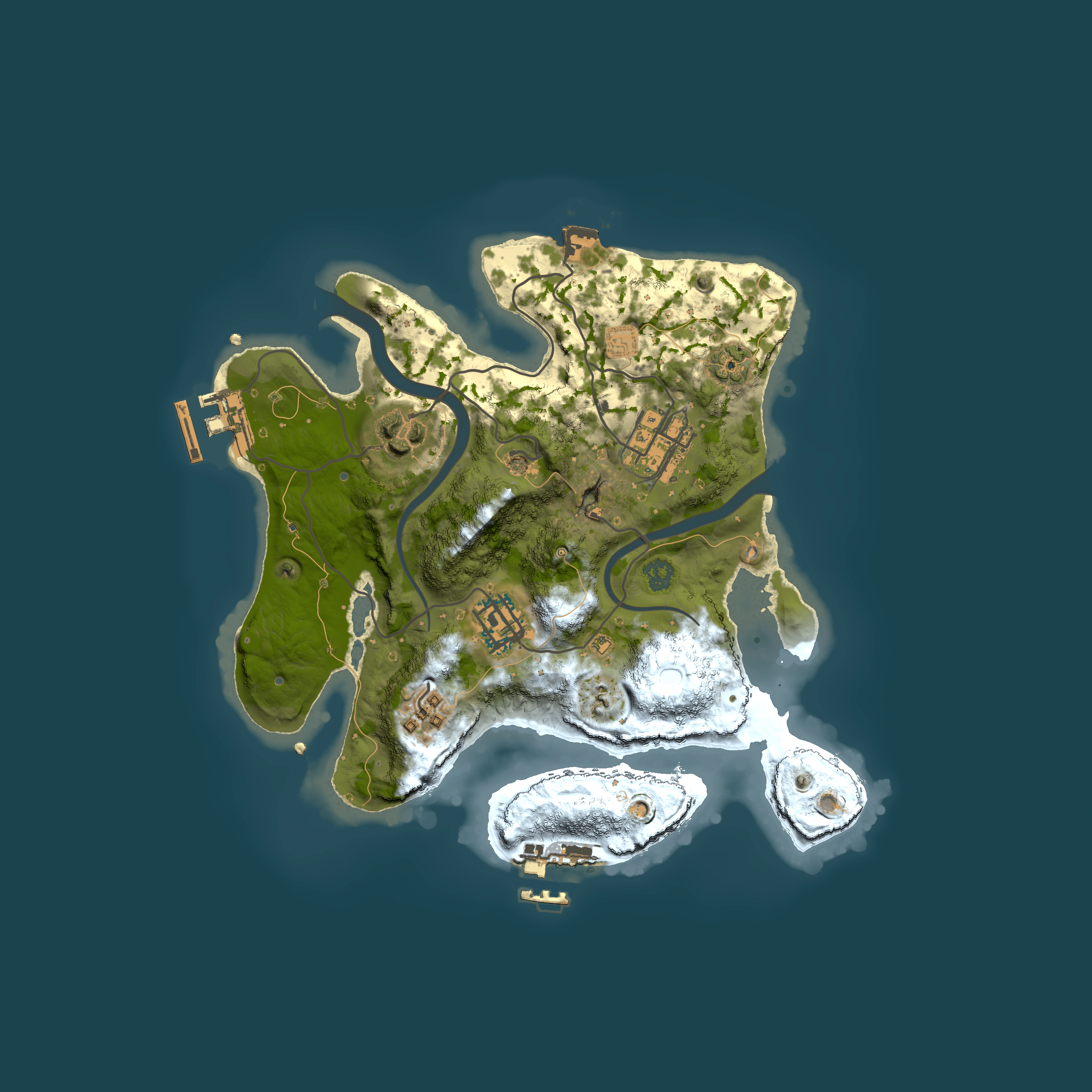Full top-down render of Rust map seed 859754668, 2500x2500m