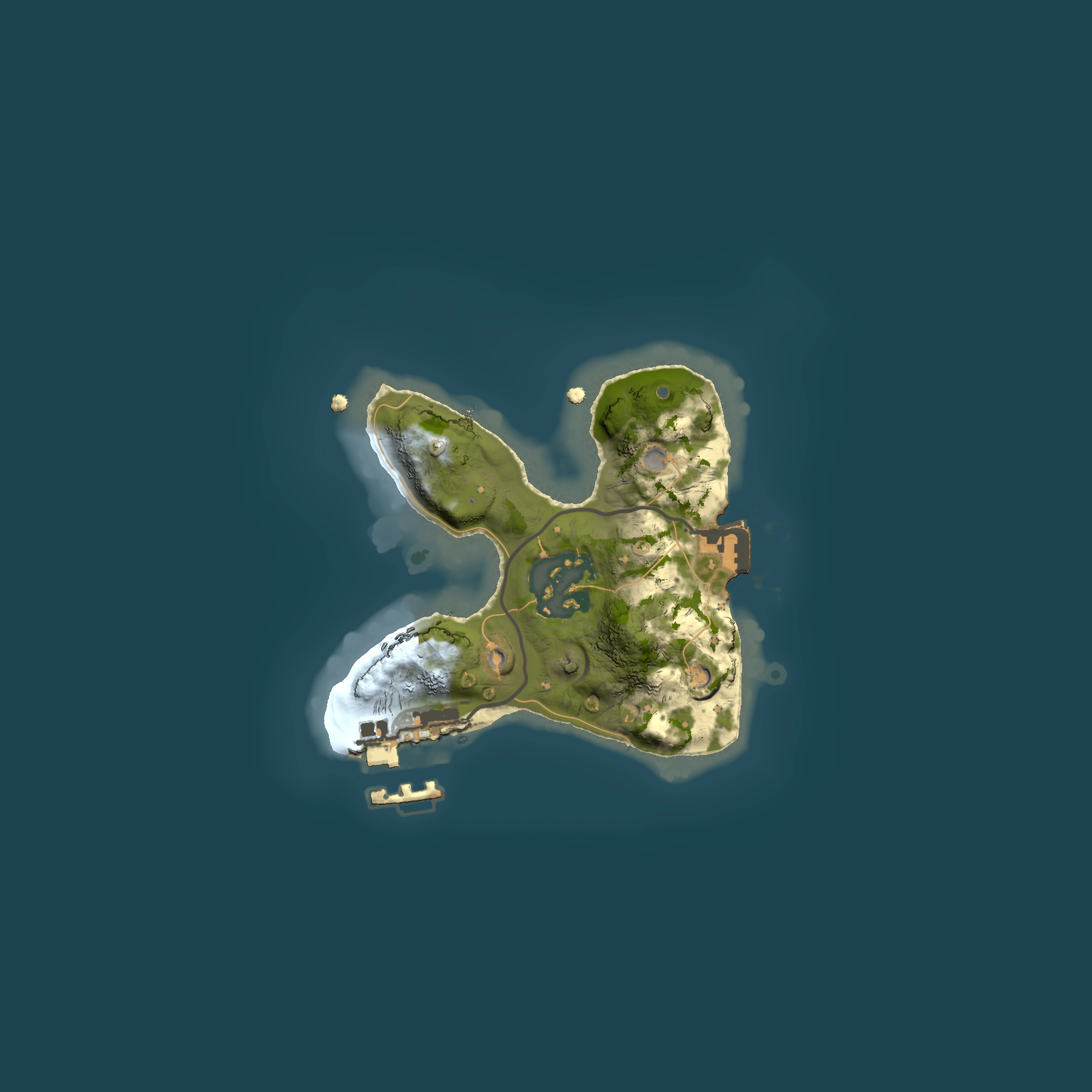Full top-down render of Rust map seed 656890554, 1500x1500m