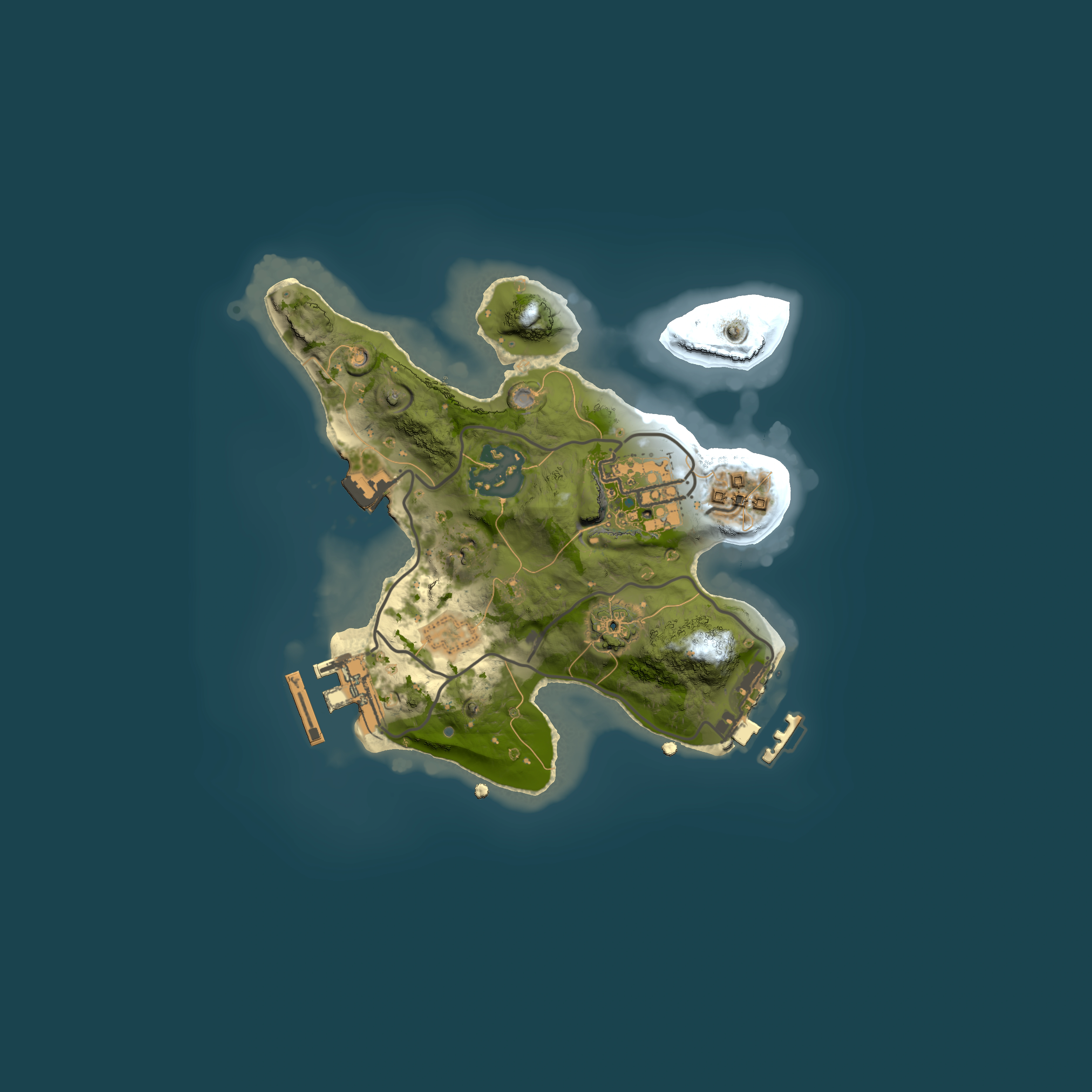Full top-down render of Rust map seed 751681277, 2000x2000m