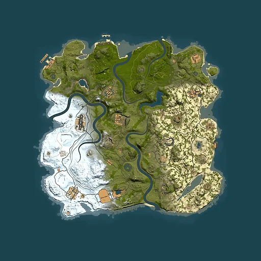 Rust map seed 1804984119, 3750x3750m top-down preview
