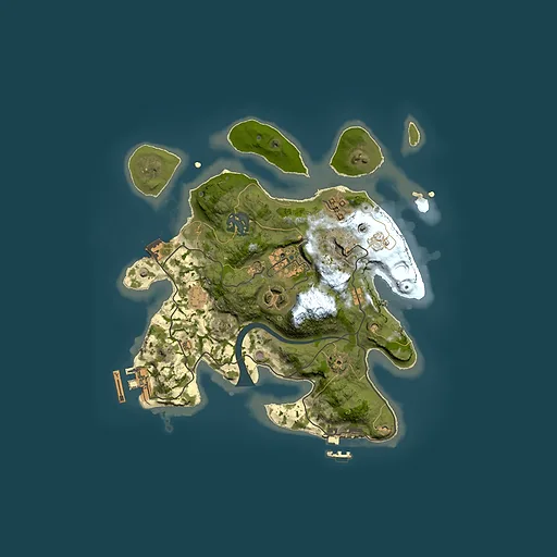 Rust map seed 1170756750, 2500x2500m top-down preview