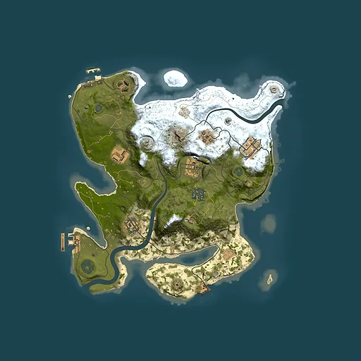 Rust map seed 1905108943, 3000x3000m top-down preview