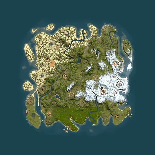 Rust map seed 975715562, 4500x4500m top-down preview