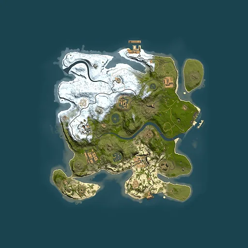 Rust map seed 1510626301, 3000x3000m top-down preview