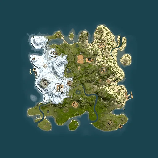Rust map seed 1666529504, 3500x3500m top-down preview
