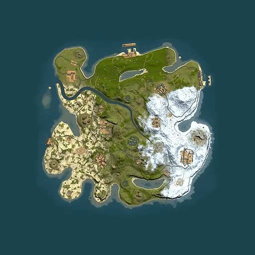 Rust map seed 1949844081, 3000x3000m top-down preview