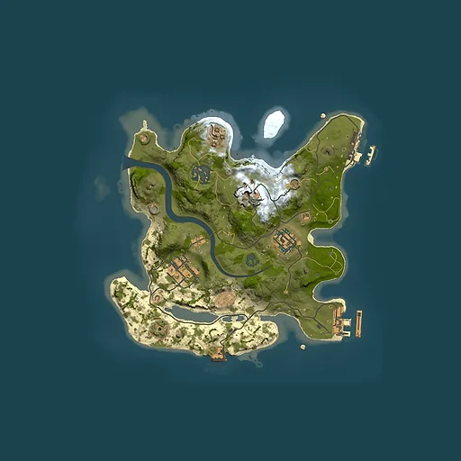 Rust map seed 1423948569, 2500x2500m top-down preview