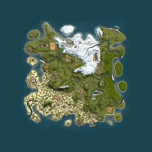 Rust map seed 1838162657, 4000x4000m top-down preview
