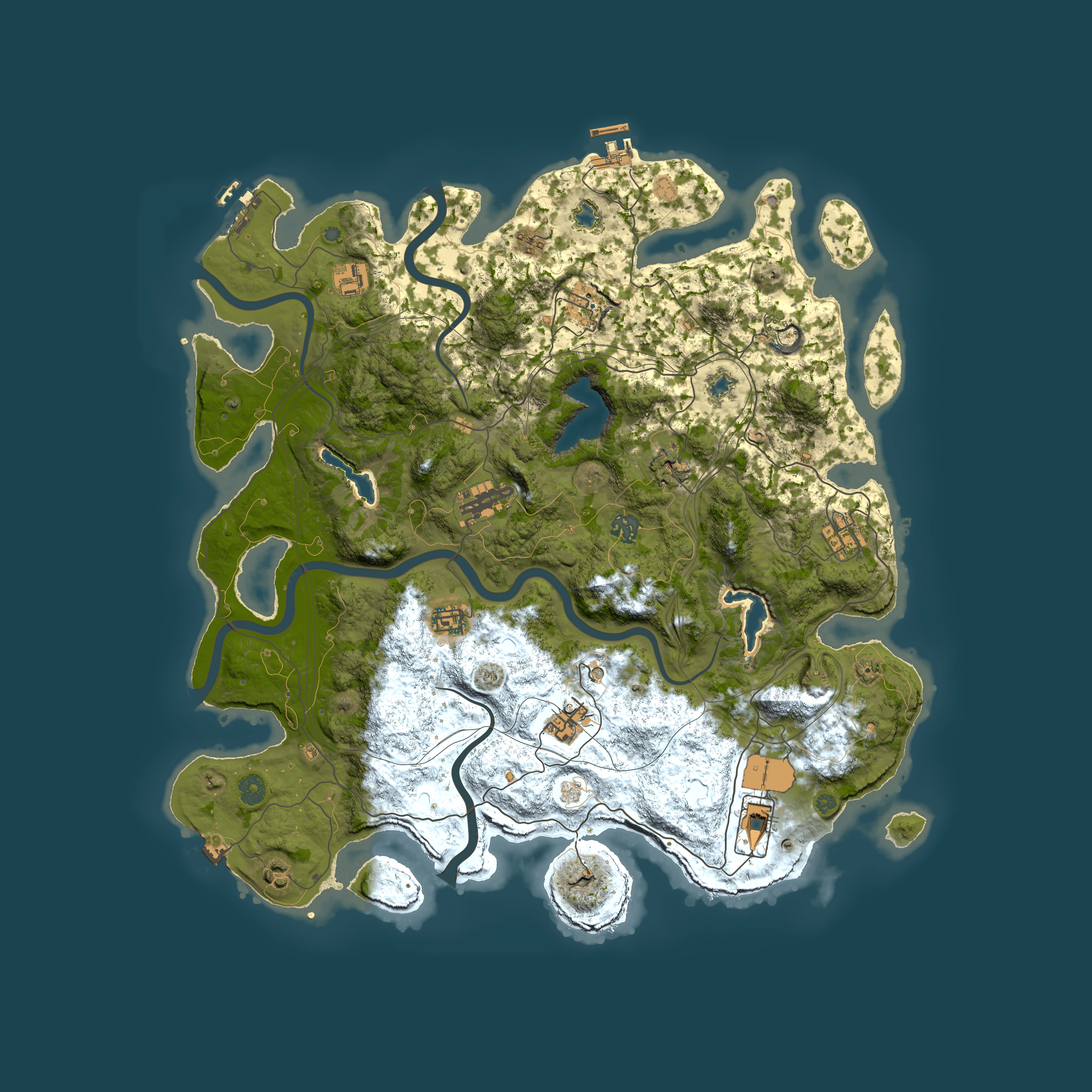 Full top-down render of Rust map seed 1123625571, 4500x4500m