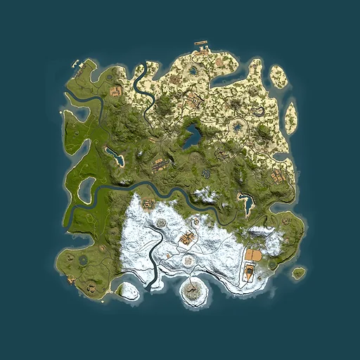 Rust map seed 1123625571, 4500x4500m top-down preview