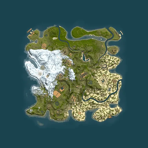 Rust map seed 1449001586, 4000x4000m top-down preview