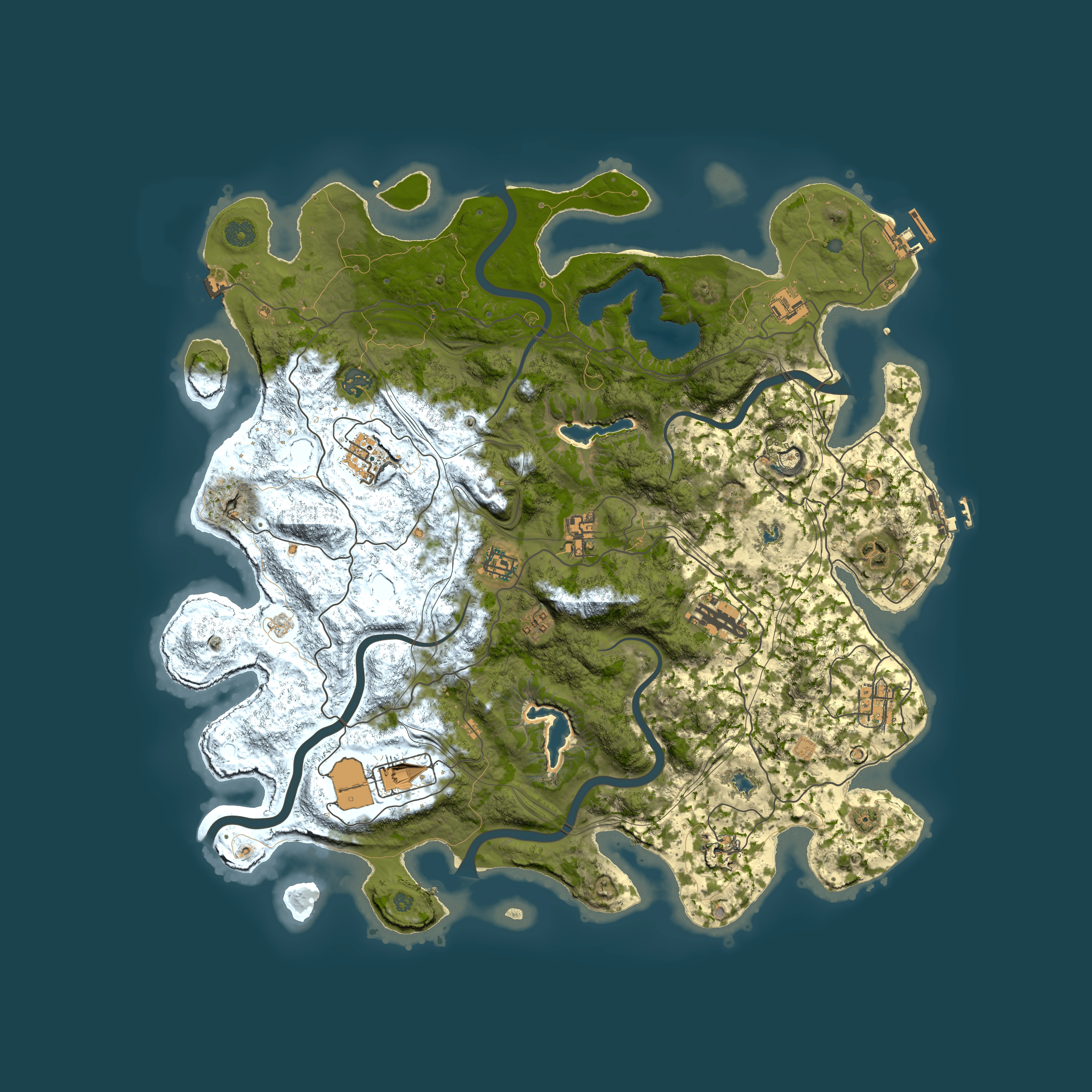 Full top-down render of Rust map seed 1178217852, 4500x4500m
