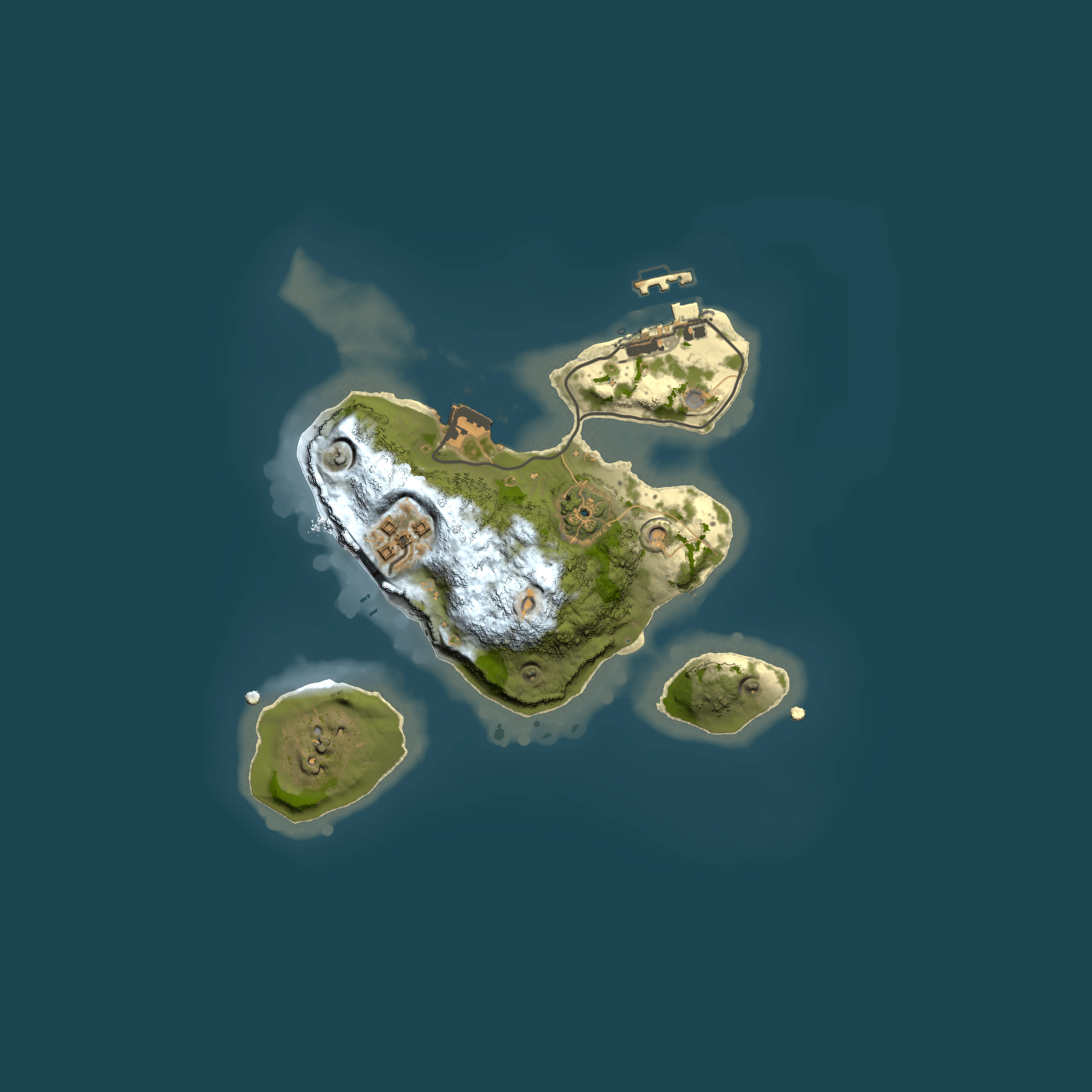 Full top-down render of Rust map seed 1719114902, 2000x2000m