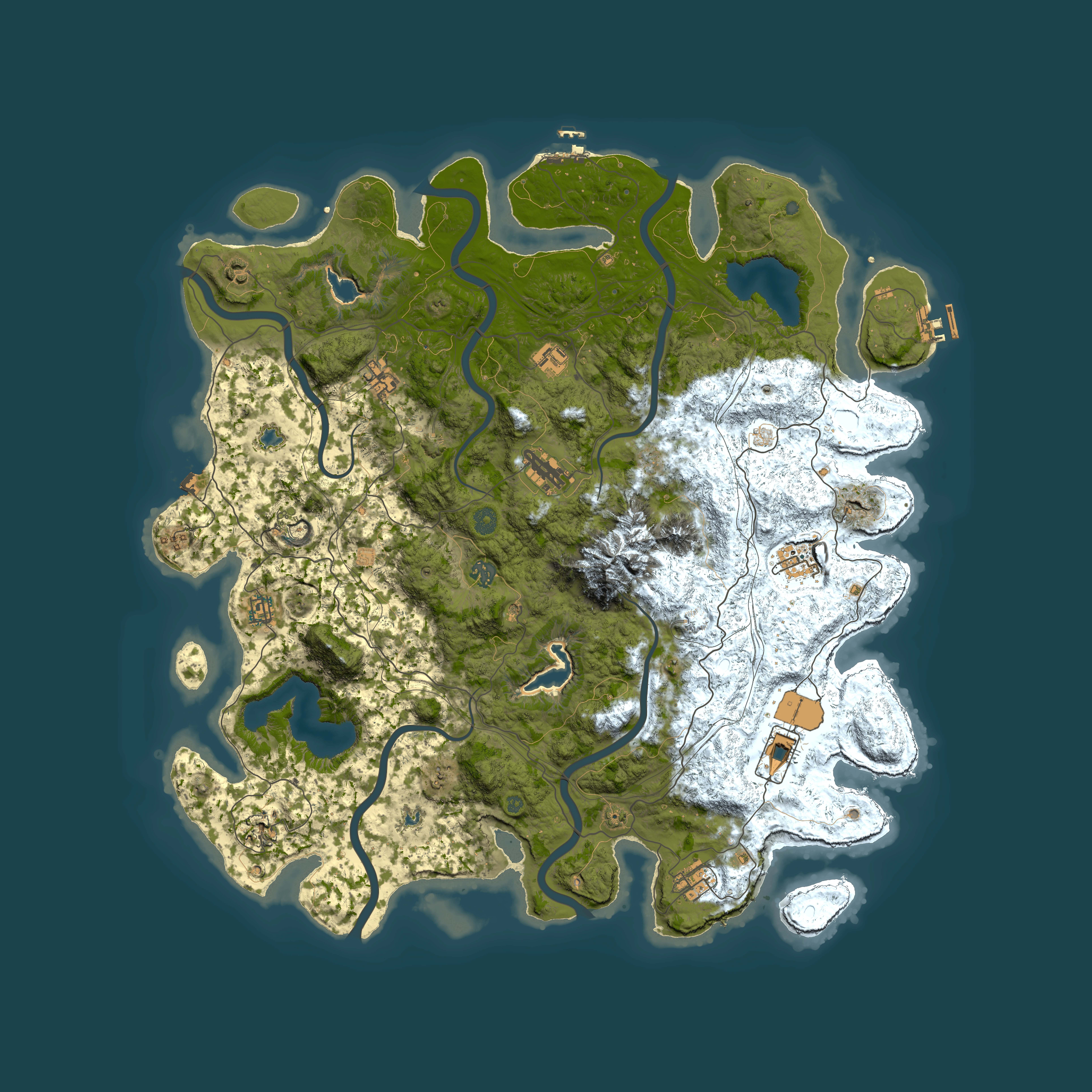 Full top-down render of Rust map seed 1593176759, 5000x5000m