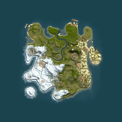 Rust map seed 1934632377, 3000x3000m top-down preview
