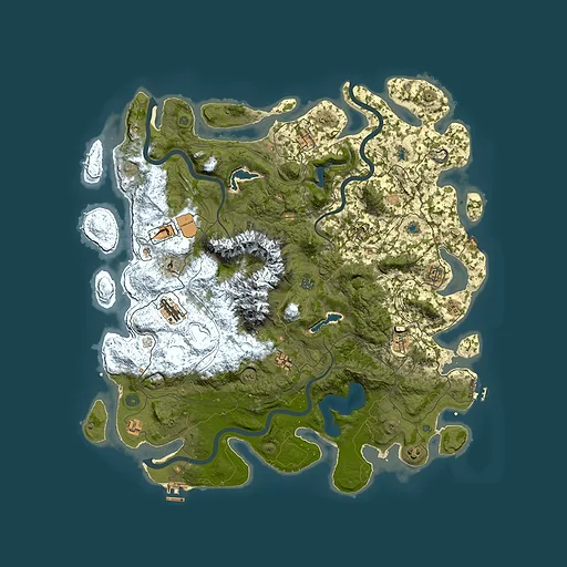 Rust map seed 1802012168, 5000x5000m top-down preview